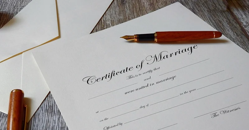 Exemple de bloc de signature avec mention « Pour ordre »